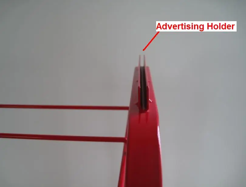 Supermarket promotional grocery metal rack with Candy, 6 layers metal display shelf with hanging hooks