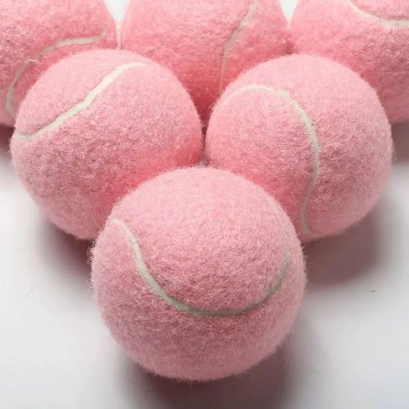 Wholesale Of New Products Custom Logo Macaron Color Tennis Ball Pastel Colored Natural Rubber Tennis Balls for Training