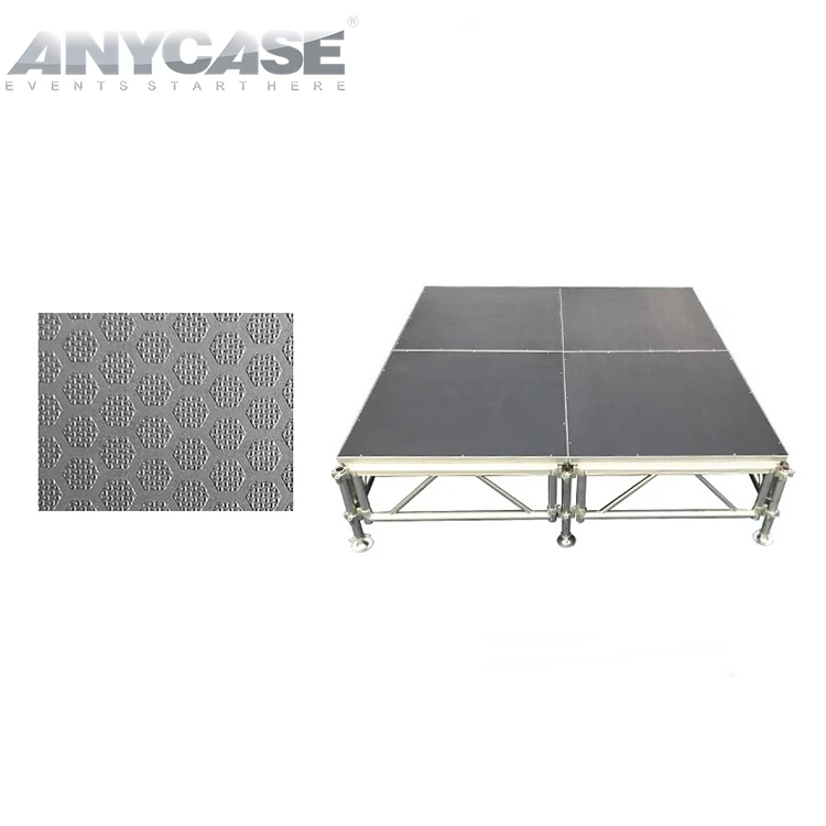 ACS Heavy Duty Outdoor Performance Aluminum Modular Truss Stage 1.22x2.44m Wooden Stage Platform