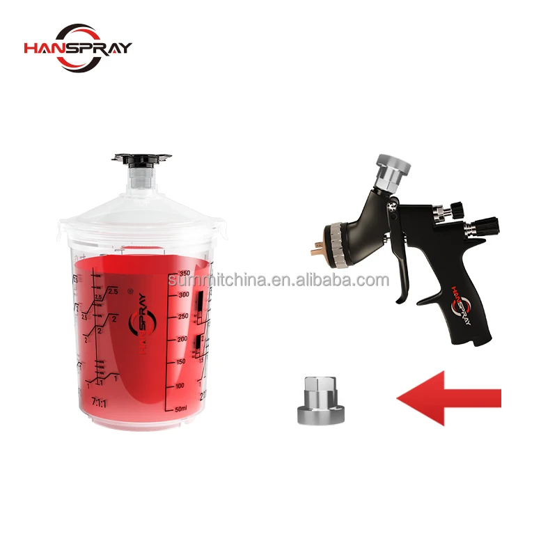 Wholesale automotive paint measuring cup paint gun cup 400ml spray gun paint disposable cups