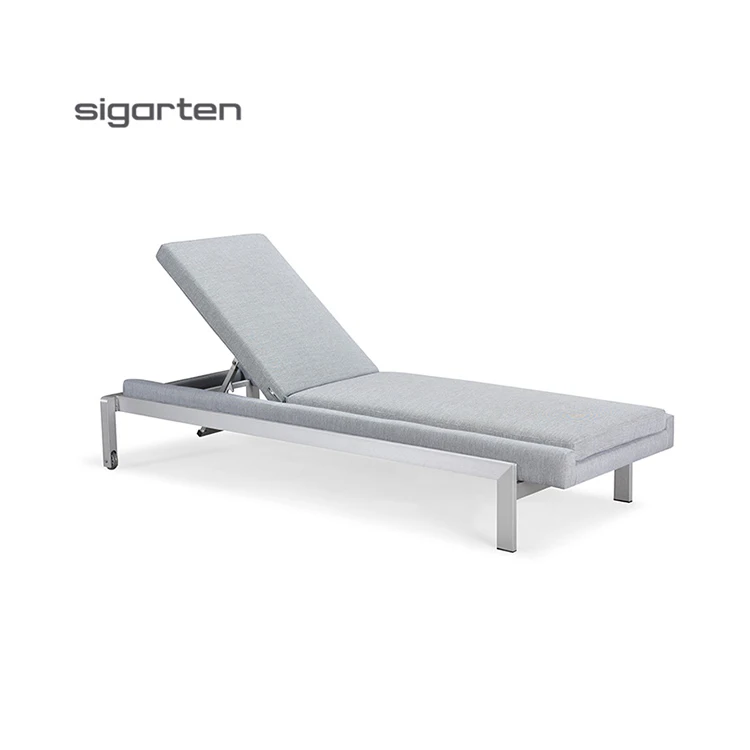Modern Outdoor Furniture Swimming Pool Beach Lounger Sun Loungers Bed For Pool Side