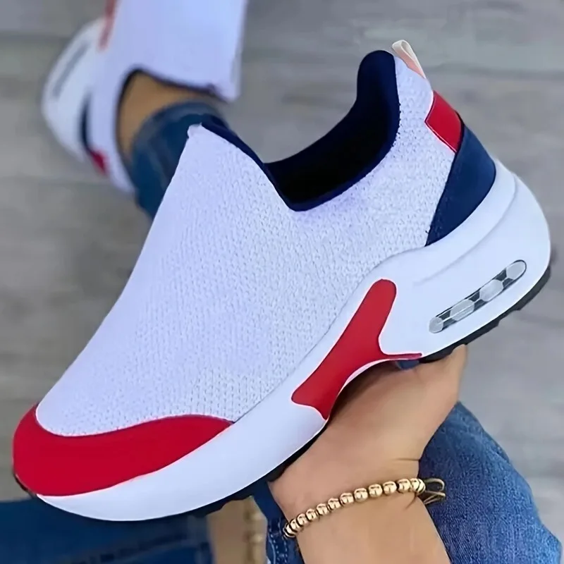 Liu Ming Customized Logo 2024 Wholesale Woman Platform Breathable Walking Running Lace Up Casual Wedges Sports Shoes Sneakers
