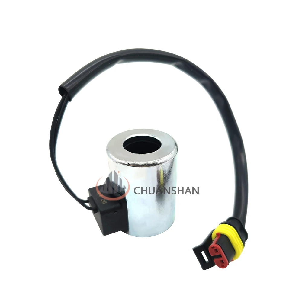 40291300 Construction Machinery Parts for ZOOMLION XCMG XE80/135/150/200/215/230 Pilot Safety Lock Solenoid Valve Coil 40291300