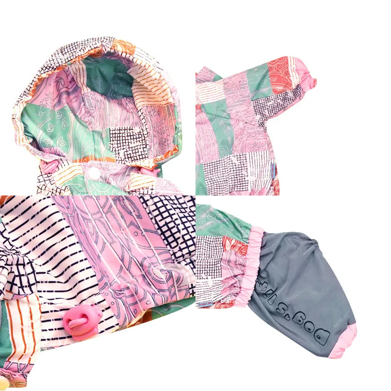 Pet Wear Dog Clothes Factory Custom Waterproof Small Dog Rain Coat Jacket Pet Dog Clothes
