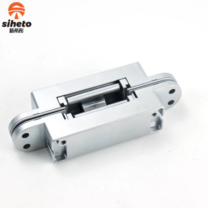 Zinc Alloy Black Heavy Duty 3D Adjustable Invisible Concealed Hidden Wooden Door Hinges