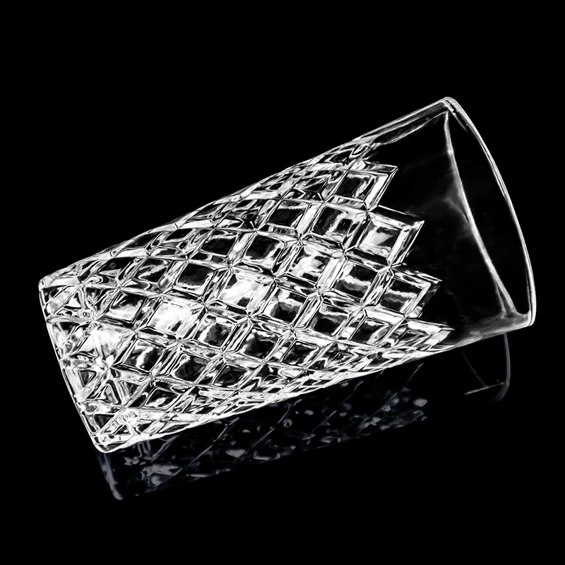 Factory Direct Sell Tall and Thin Water Juice Milk Wine Cup Crystal Whiskey Liquor Glasses Cup Tumbler Drinking Glassware