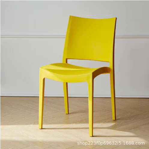 Minghao Brand  China Manufacture Contemporary scandinavian style white stacking bistro plastic restaurant chairs for sale