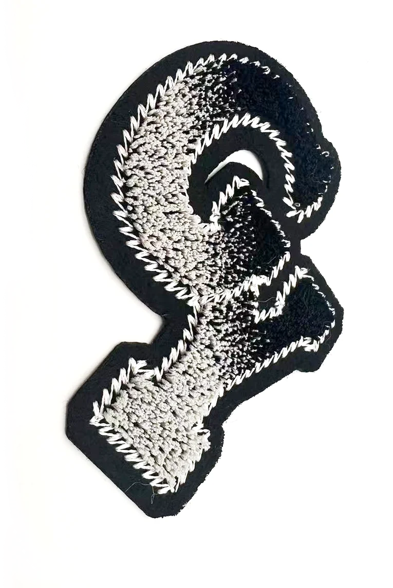 Custom Heat Press 3D Puff LOGO Badges Embroidered Patch Sew On Iron On Clothing Patches Custom Embroidery Patch