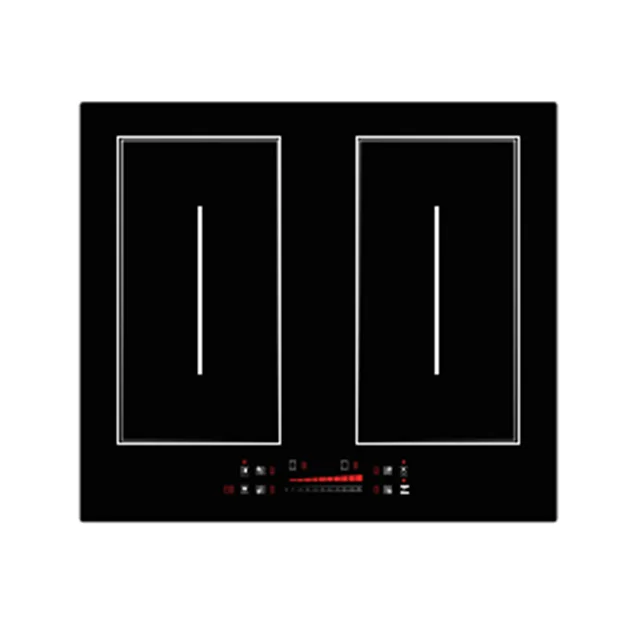 Kitchen Induction Cooker Drop-in with 4 Induction Heating Zones Digital Built-in Induction Cooktop 4 Burner