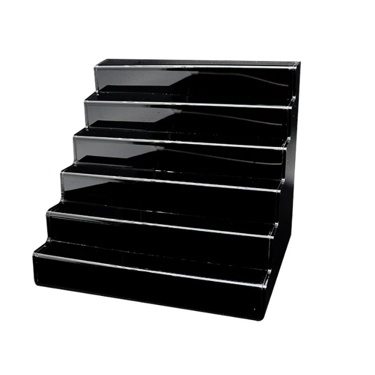 Акриловый Стеллаж с лестницей, акриловый стеллаж для маникюра, стеллаж для хранения губной помады, стеллаж для косметики