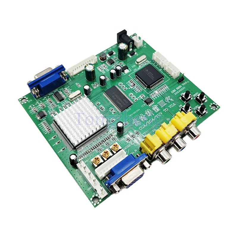 CGA/EGA/YUV TO VGA converter board for POG Game PCB Video Good Quality GBS Conversion Board