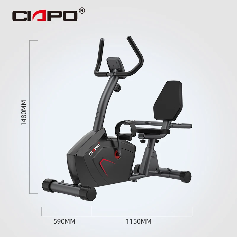 2022 ciapo CP-6403 новый дизайн магнитное сопротивление тренировки фитнес лежачий велосипед