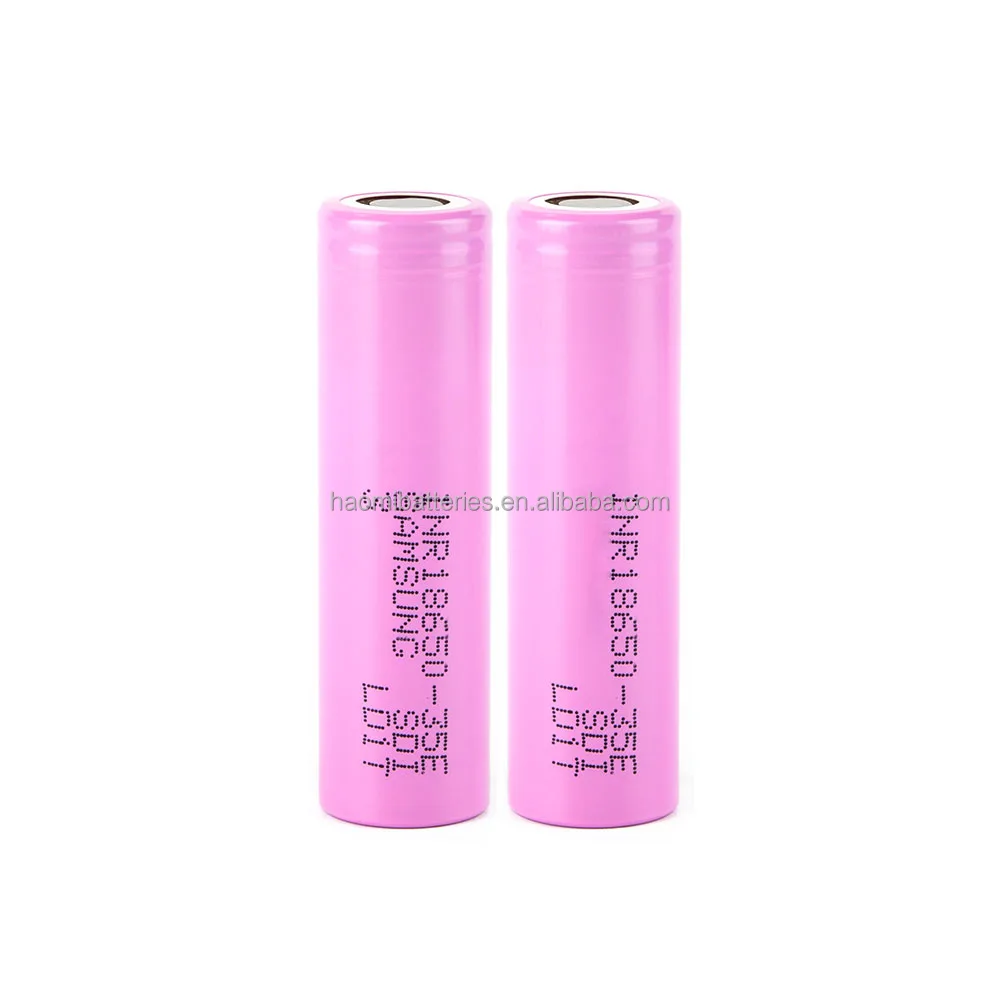High Quality Samsung 35E 18650 Battery Cell 3500mAh 3.7V Rechargeable Li-ion Flat Top Battery For Samsung INR18650 35E