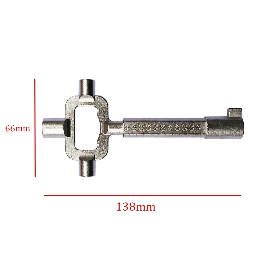 Silver Locksmith Tool Multi Purpose Lock Cylinder Gauge Cam Turner Spindle Removal Accessories