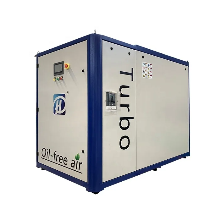 Best Sell Automatic operation Oil Free High-Speed Air Suspension Cement Industry HKB Series Low Noise Turbo Blower