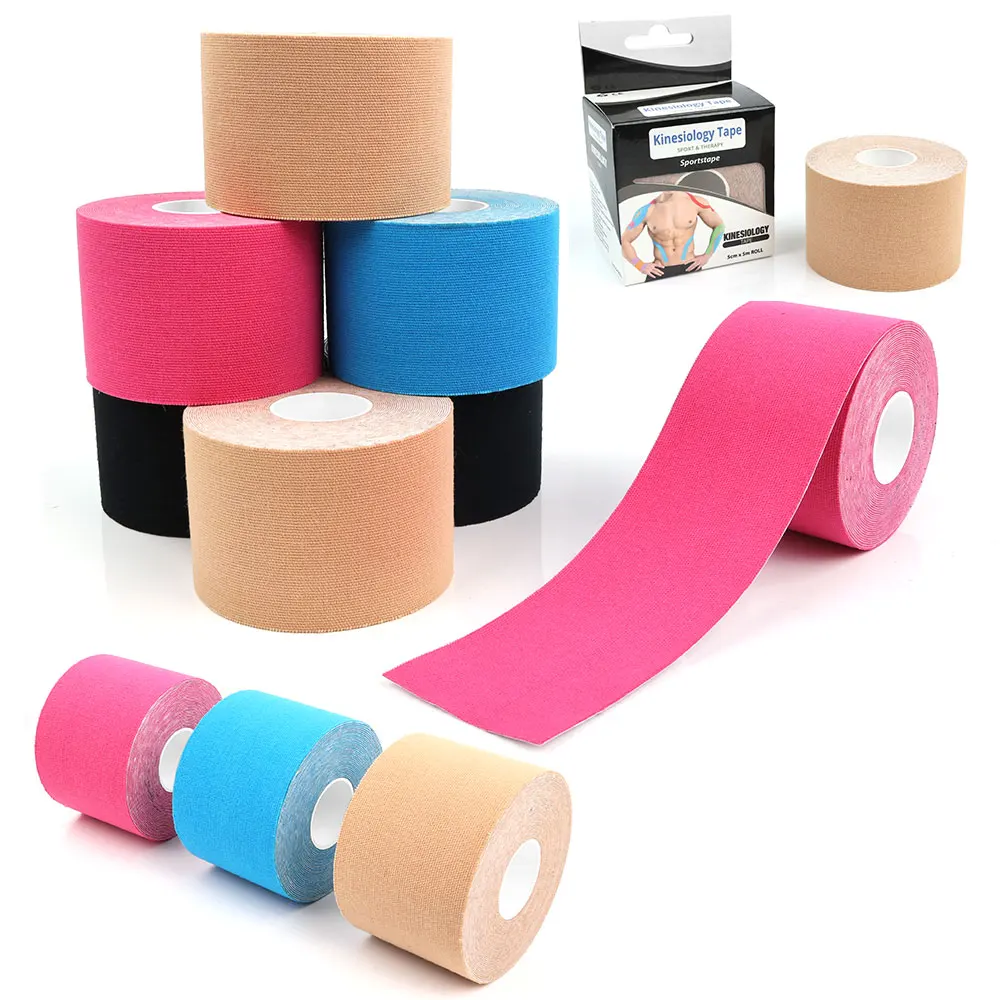 5cm x 5m Waterproof  Cotton Elastic Kinesiology Therapy  Tape