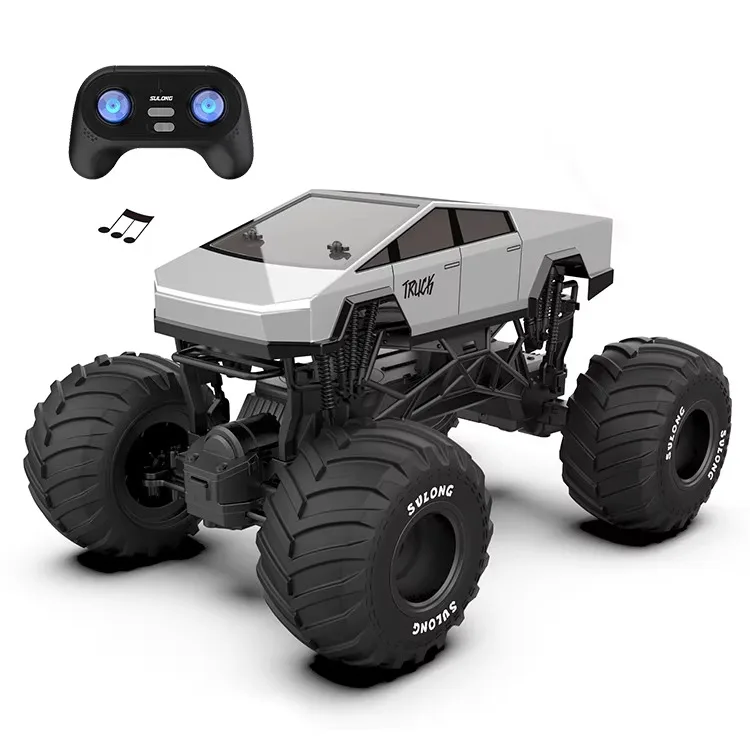 2024 RC 1:10 remote control car model four-wheel drive high-speed off-road car T Cyberpickup Bigfoot Racing RC toys