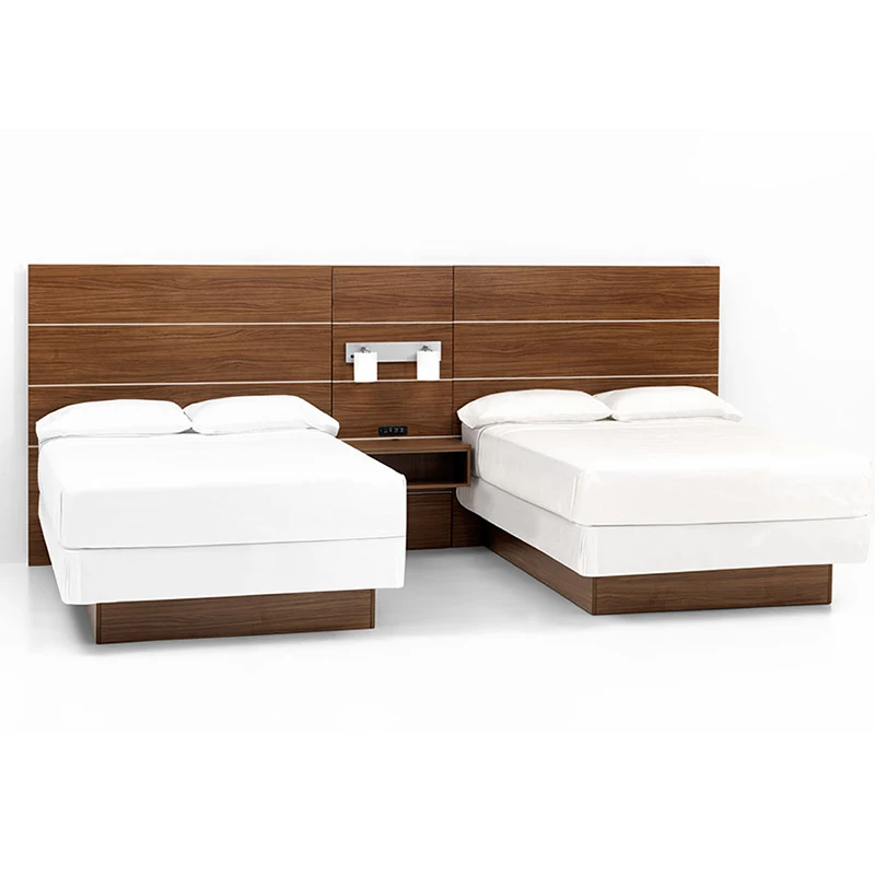 America wall mount hotel headboard with nightstand wood design supplier king size bedroom furniture contemporary