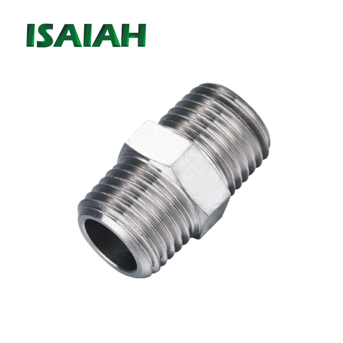 China Manufacturer Pneumatic Quick Connector Double Male Thread Straight-Through Brass Air Hose Transition Fittings