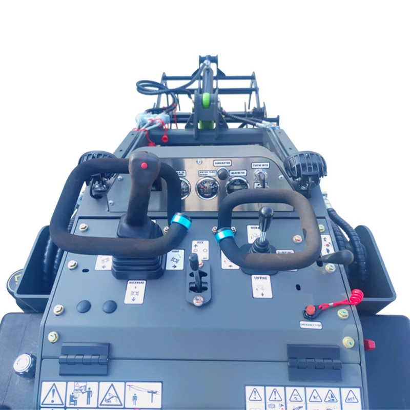 TY-327T 35hp Crawler Diesel Mini Skid Steer Loader with 4 in 1 bucket Hydraulic joystick control diesel engine power model