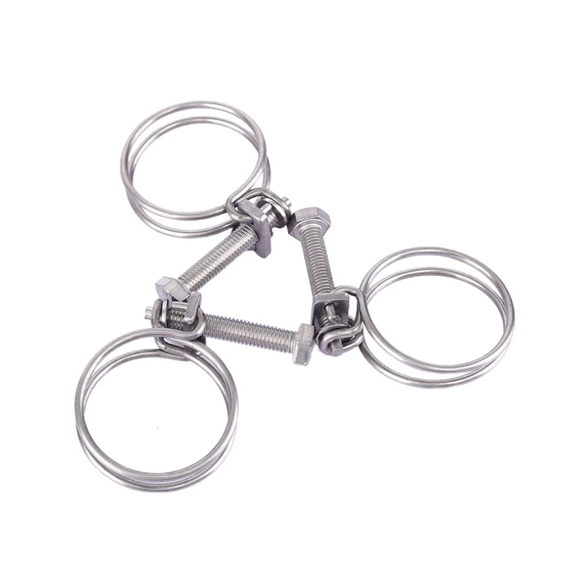 Factory supply Stainless Steel Double wire hose clamp