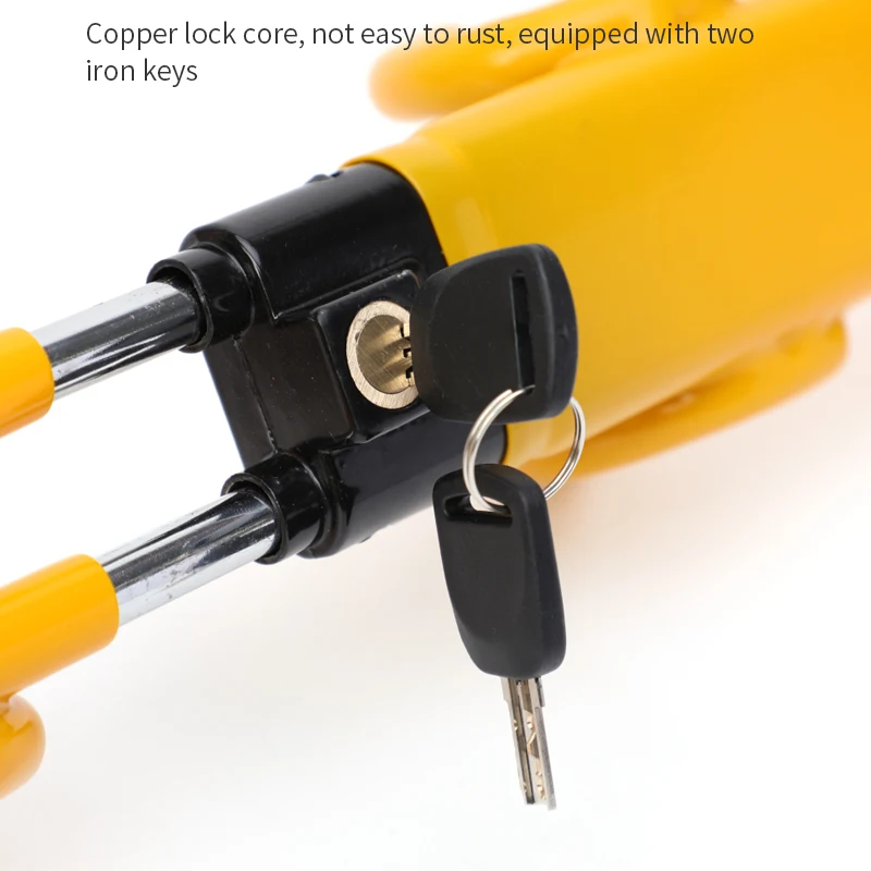 Universal Car Security Safety Products Anti-Theft Clamp Double Hook Steering Wheel Locks