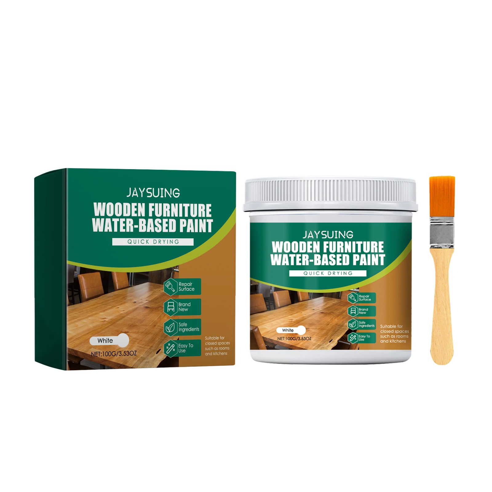 Jaysuing Wood Paint Restoring Wood Color Paint Multi Color Paint For Wood Furniture