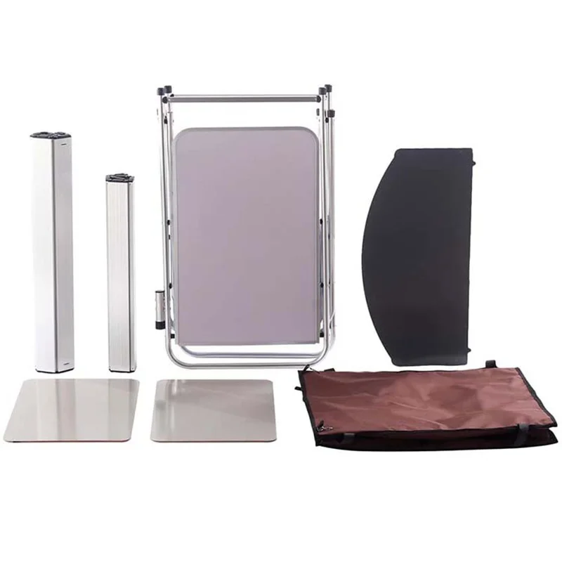 NPOT Outdoor Kitchen with Storage Rack Windproof Cover Camping Table Cooking Portable Aluminum for BBQ Folding Kitchen Box 10kg