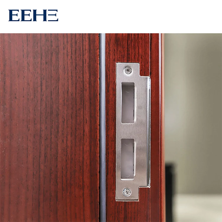 New wooden single door flower designs teak wood main door