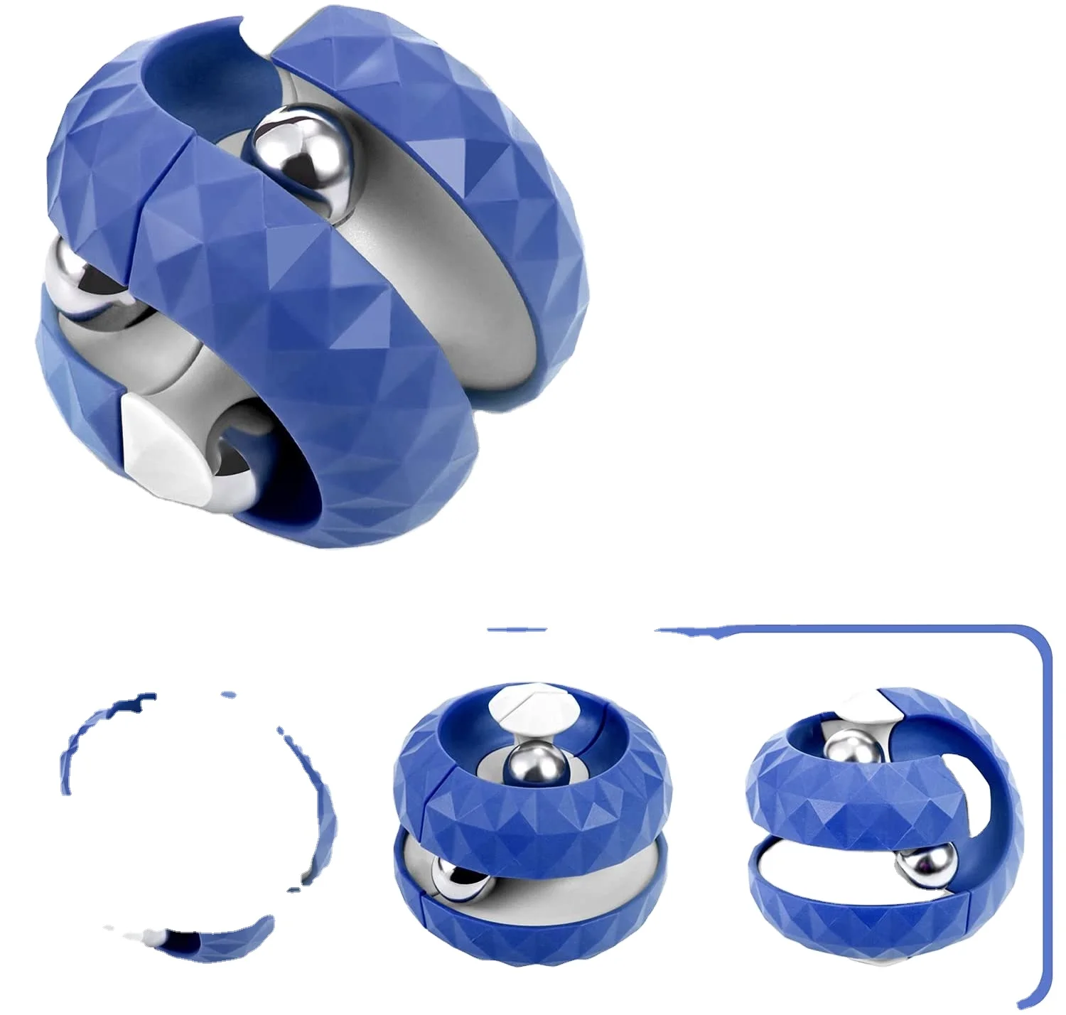 Maze Ball Spinner Magic Cube Relief Gifts & Creative Decompression 3D Stress Toys Puzzle Games Bead Orbit Ball Fingertip Spinner