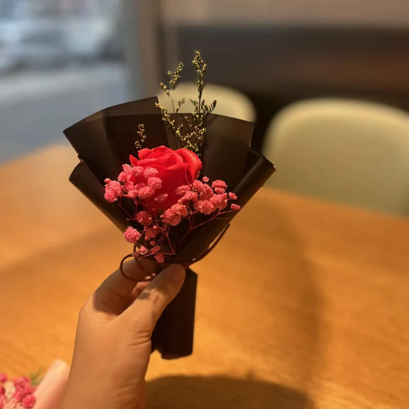 Подсолнух мини вечный букет в качестве подарка на день рождения и свадьбу украшение дома подарок Святого Валентина