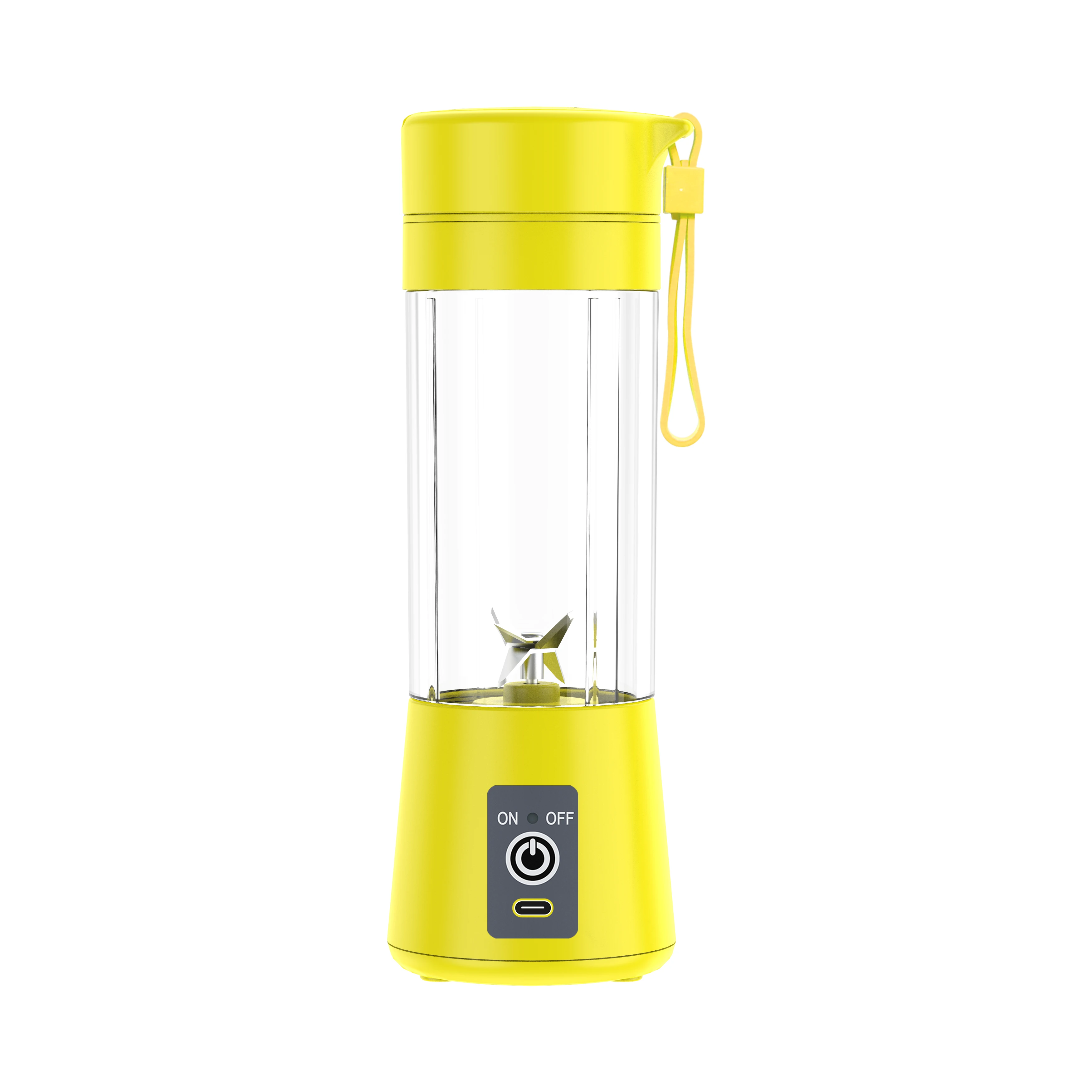 High Speed Portable Personal Blender Green Juicer Mini Battery Blender Milk Shake Machine 380ML