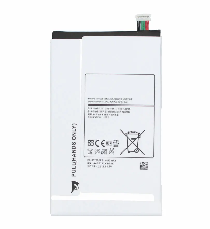 4900 мА/ч, планшеты, запасная батарея, батарея для Samsung Galaxy Tab S 8,4 T700 T705 SM-T700 T701 SM-T705 EB-BT705FBE EB-BT705FBC