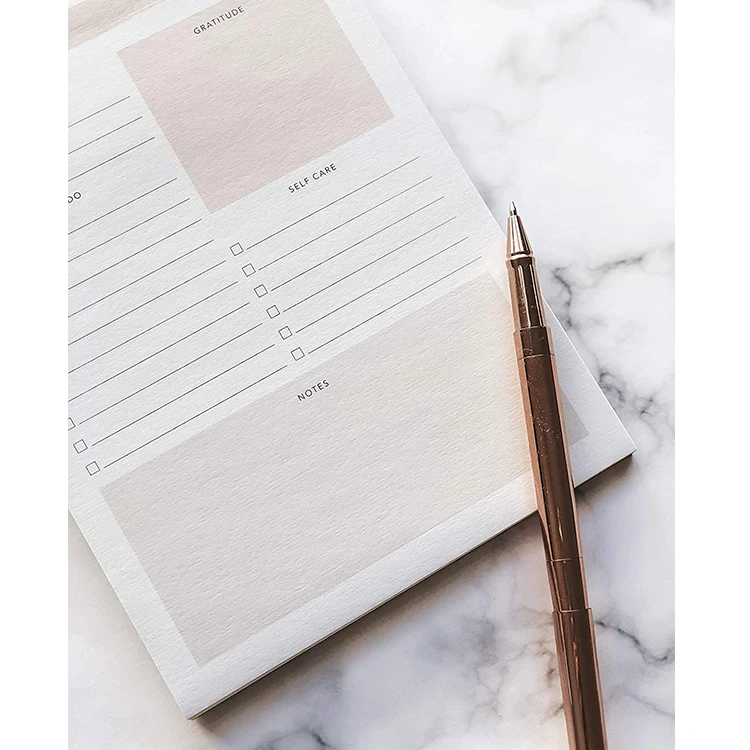 Promotional notebook 50 pages daily plan notepad daily checklist notepad
