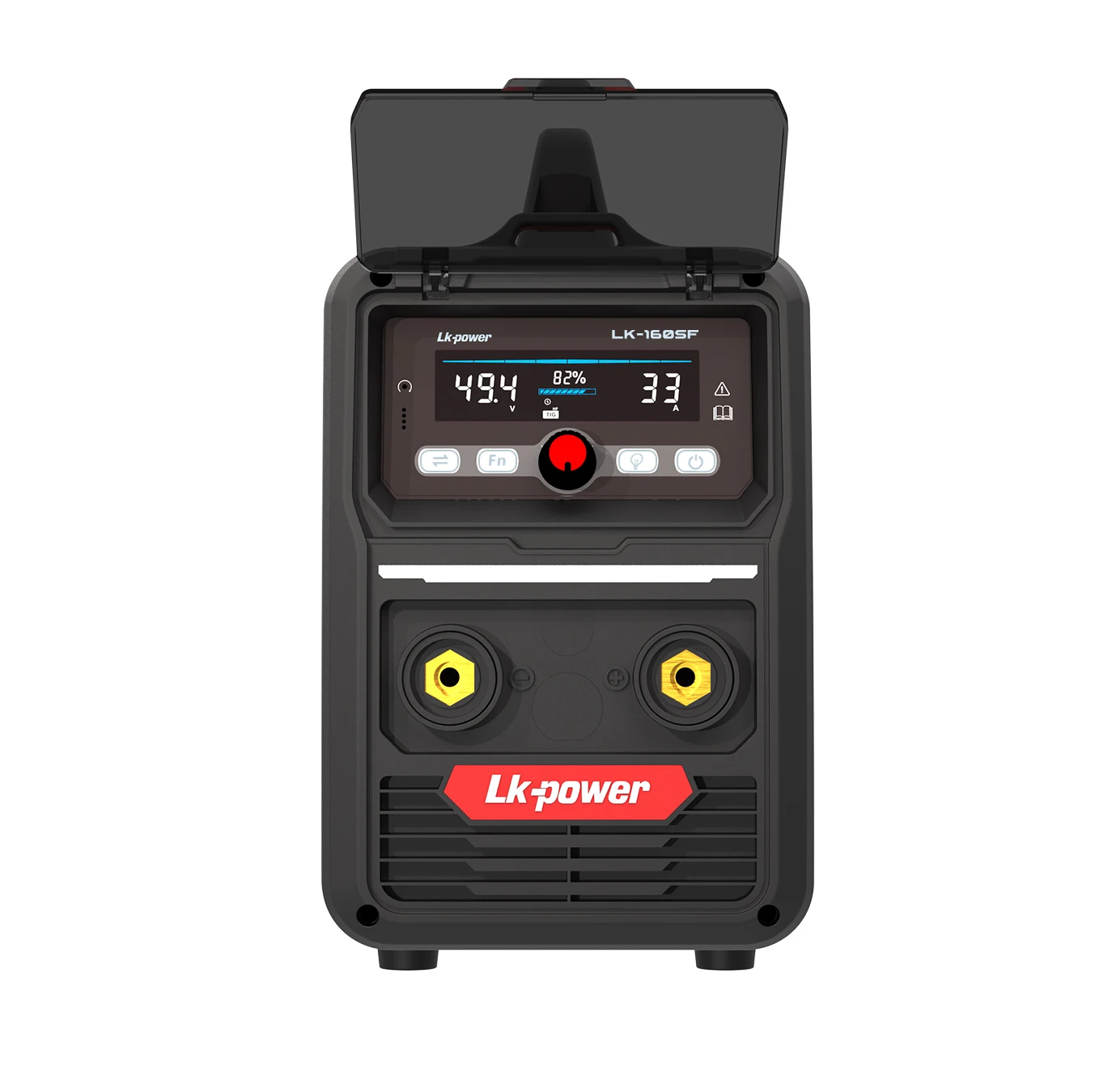 Ten level protection portable battery welder without extension cord for outdoor use