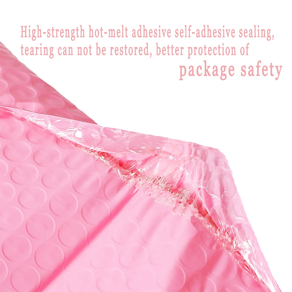Low MOQ Poly Bubble Mailers Print Logo Air Polly Mailer Bags Padded Envelope Express Shipping Package