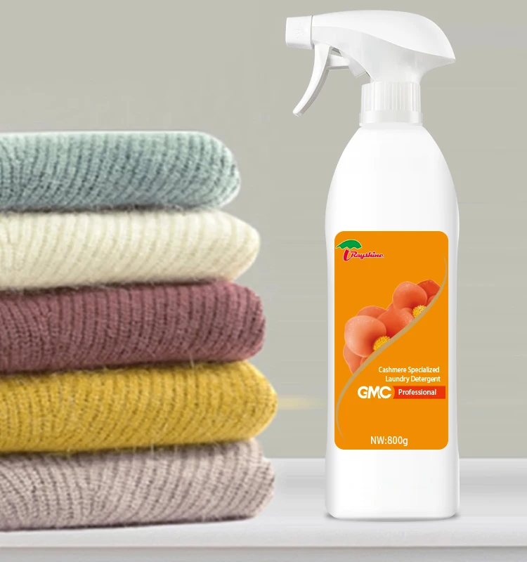 Rayshine GMC series Silk Wool Cashmere specialized Laundry Detergent Liquid Laundry detergent Peach Fragrance 800 g