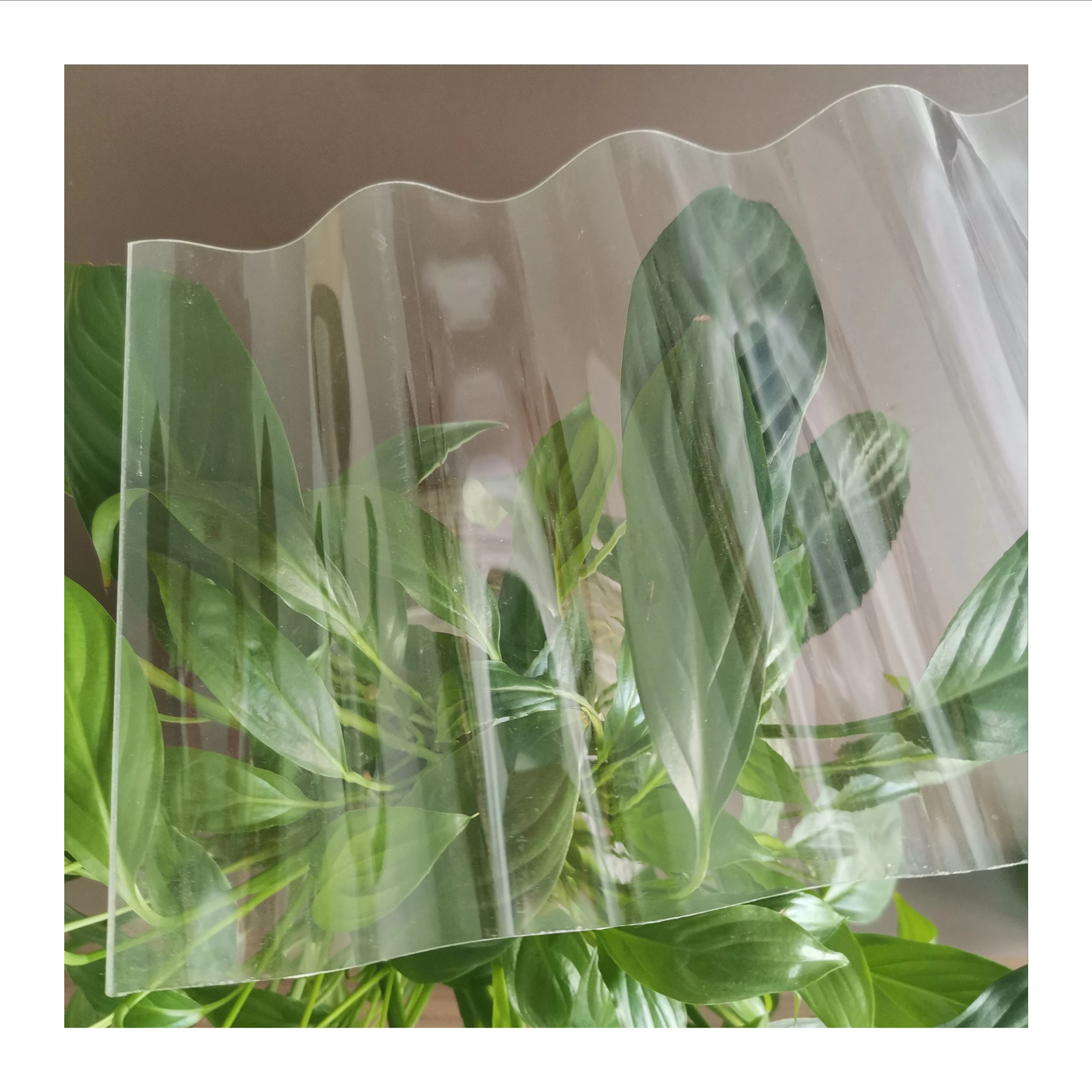Factory Price Garden Aluminium Frame Custom High Quality Solid Corrugated Polycarbonate Sheet PC Sheet