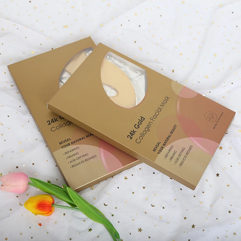 oem anti-wrinkle Gold Bio Collagen Crystal Facial Mask