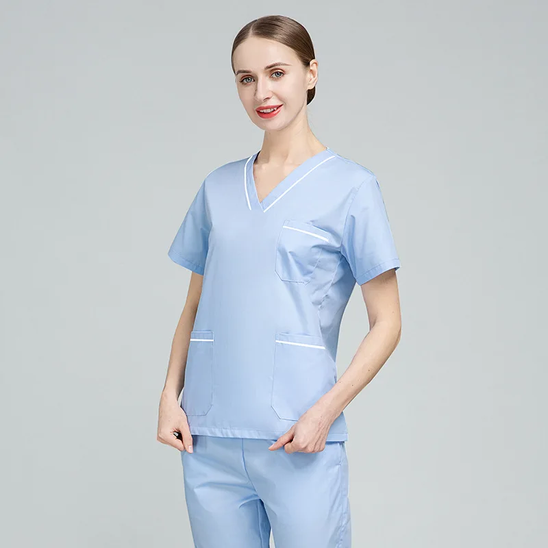 Hot sell nurse uniform medical scrubs vita ge medical scrub doctor nurses hats scrub medical