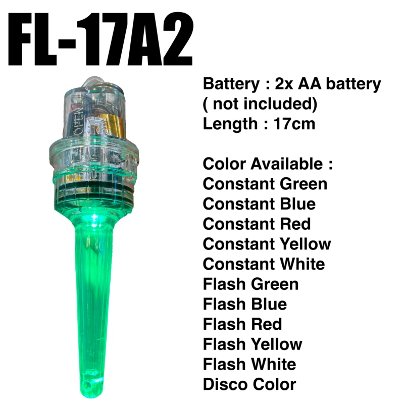 Durable PC material Saltwater bait squid Green deep underwater drop water LED Underwater Fishing Light