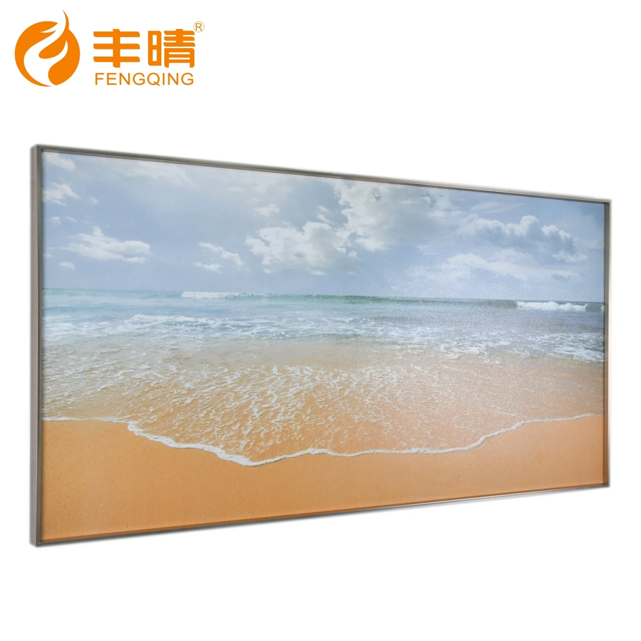 Cerawarm Remote Control Popular Far Infrared Warming Picture Panel Heater With Beach View