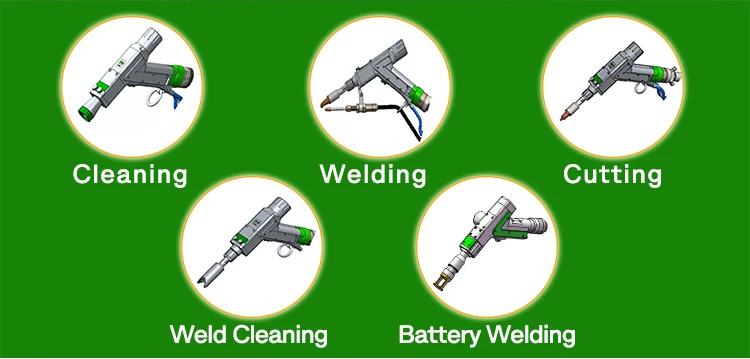 5in1fiber laser welding machine 1000w 1500w stainless steel aluminum cnc soldering machine metal welding equipment steel