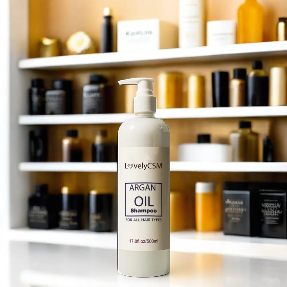 Индивидуальная торговая марка шампунь для ухода за волосами оптовая продажа кератин чистый марокканский с аргановым маслом и кондиционер
