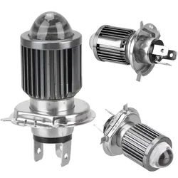 Светодиодная лампа H4 BA20D на заказ, двухцветная лампа для передней фары мотоцикла, поставка с завода в Китае