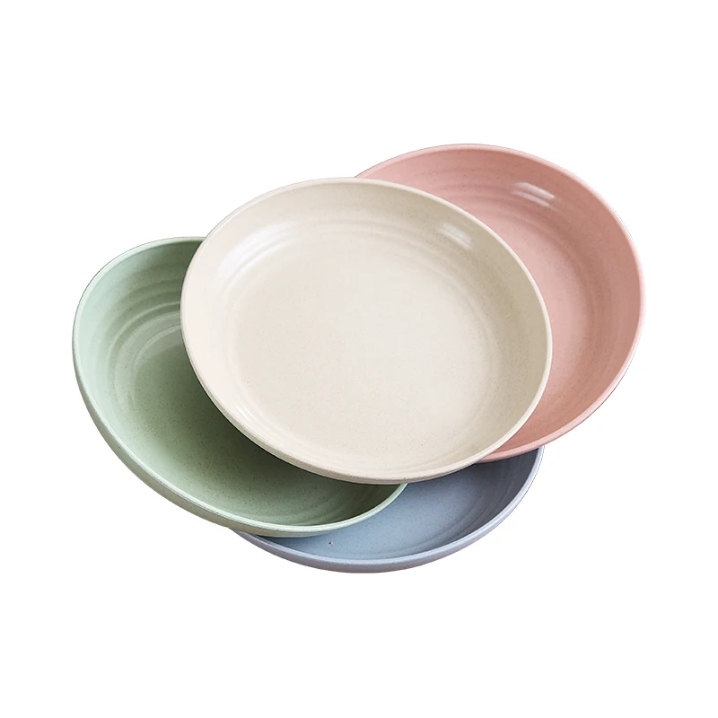 Набор посуды из пшеничной соломы без бисфенола А для контакта с пищевыми продуктами