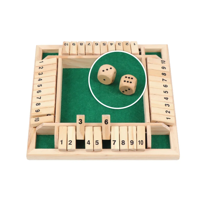 Popular Selling Four-Sided Flop Digital Game Parent-Child Board Game Bar Party Leisure Amusement Board Game