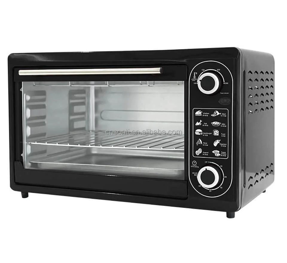 48L Electric Convection Oven Digital Controls Knob Design Multi-Function-Bake Grill Air Fry Toast Household Use Metal OEM/ODM