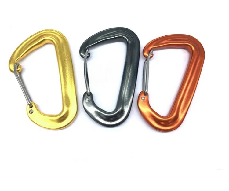 2024Customized Screw Lock Carabiner Clip Aluminum Climbing D-ring 5kn Snap Hook China Heavy Industry