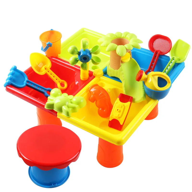 Пляжный песок игрушки вода игра игрушка пляж водный стол для детей